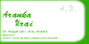 aranka urai business card